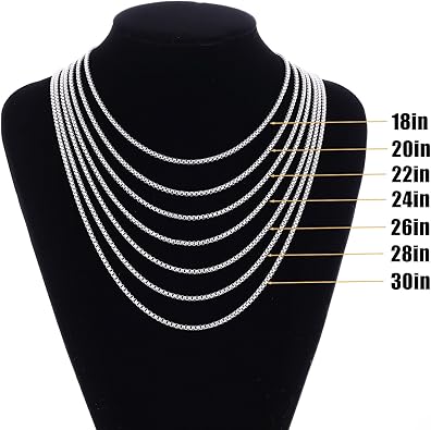 Pendant Necklace for Men, Silver Tone/Gold Plated/Black Mens Penddant Necklaces with 2.5 mm Box Chain, Stainless Steel Bar Chain, 18-28 Inches